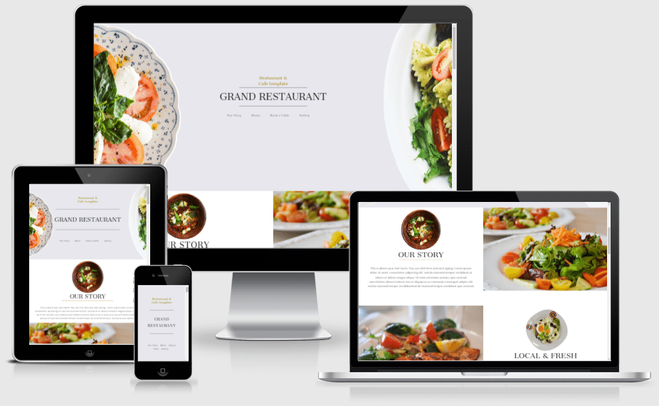A nice looking Divi layout designed for Café's & Restaurants. This is a one page layout.