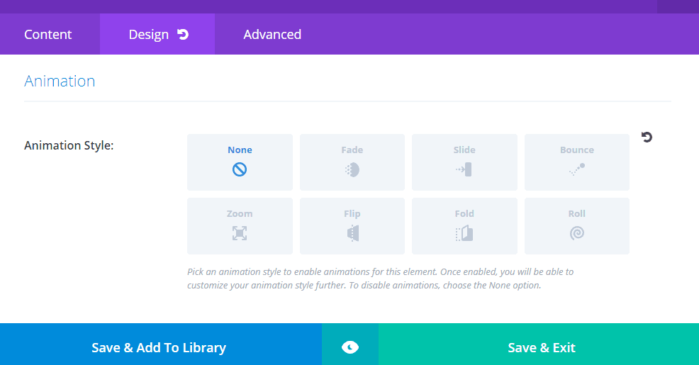 wow animation library is now come native to Divi builder