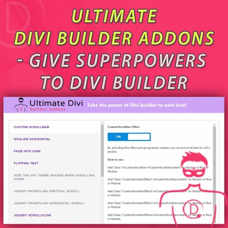Ultimate Divi Builder Addons - Give superpowers to Divi