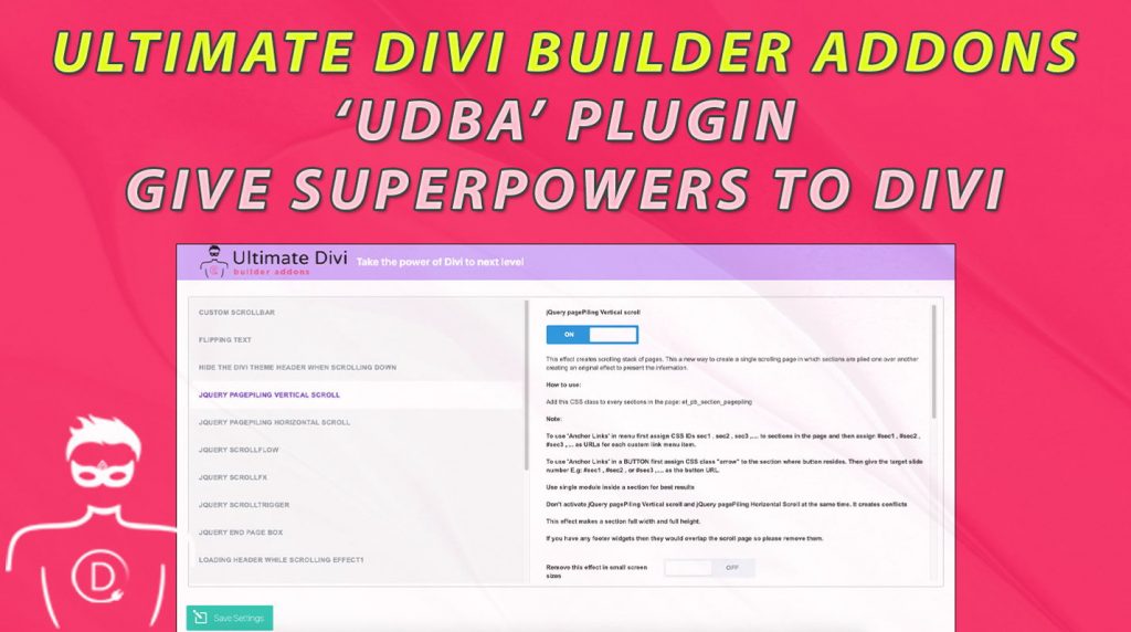 A Walkthrough of Ultimate Divi Builder Addons (UDBA) – The BEST Divi Full Page Scroll Plugin