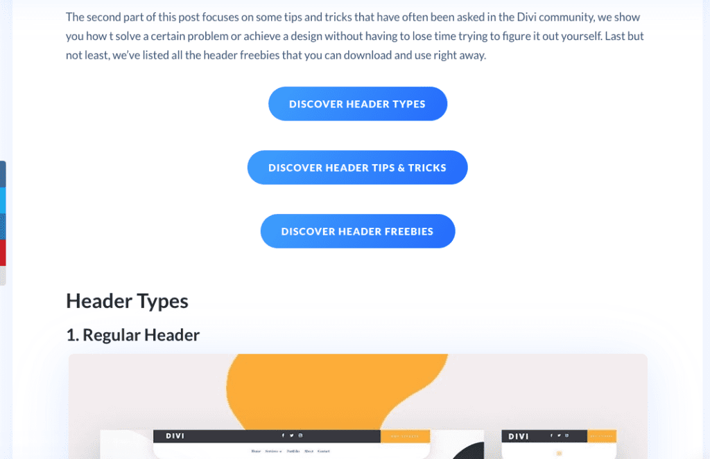 Make Custom Headers with Divi Theme Builder