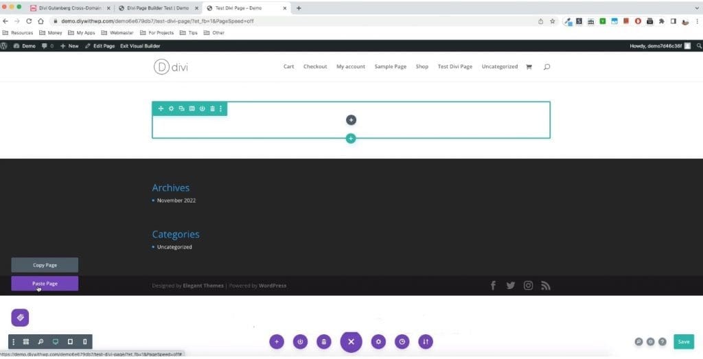 How To Copy a Whole Page on Divi Builder