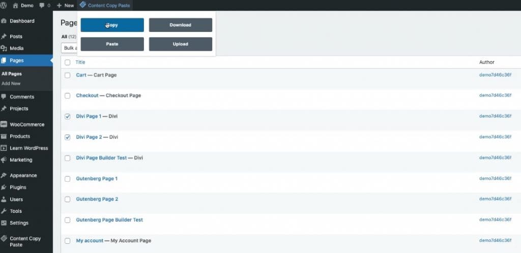 How to Bulk Copy and Paste Pages in WordPress