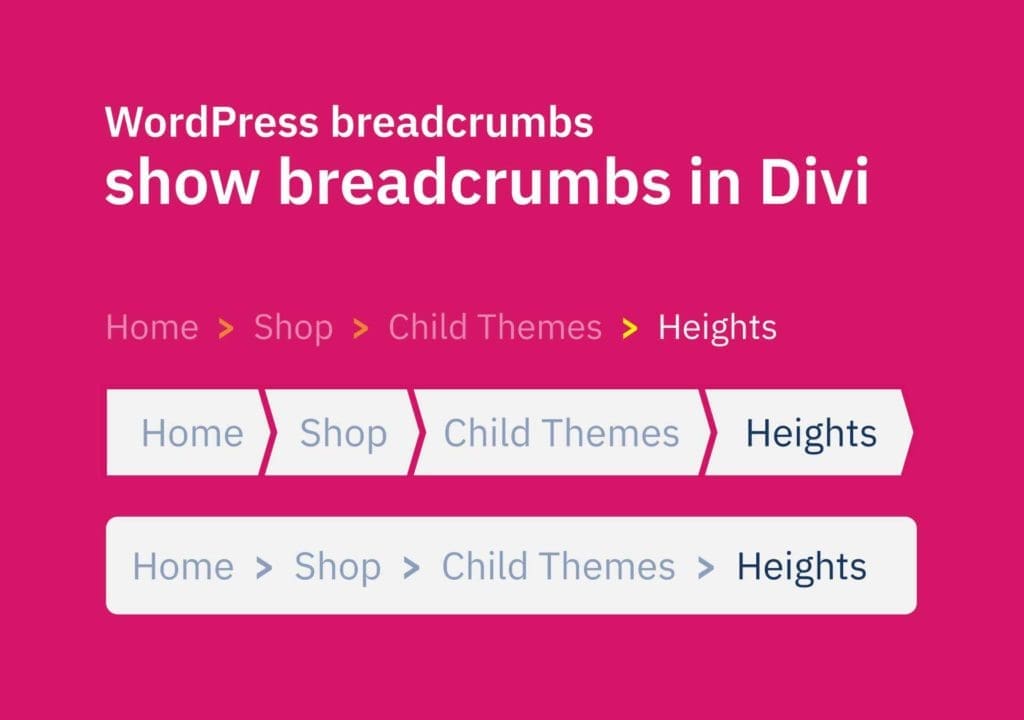 WordPress breadcrumbs: How to show breadcrumbs in Divi